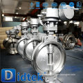 Didtek Triple Offset Stainless Steel Blow-out Proof Shaft Wafer Type Butterfly Valve